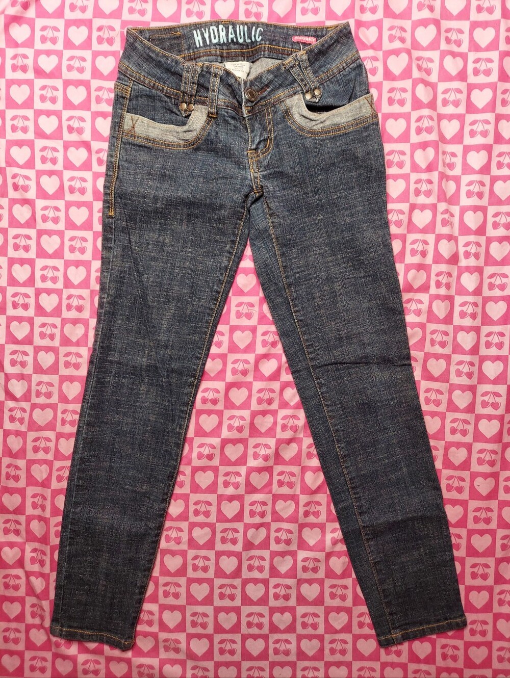 Hydraulic Blue Jean Capris